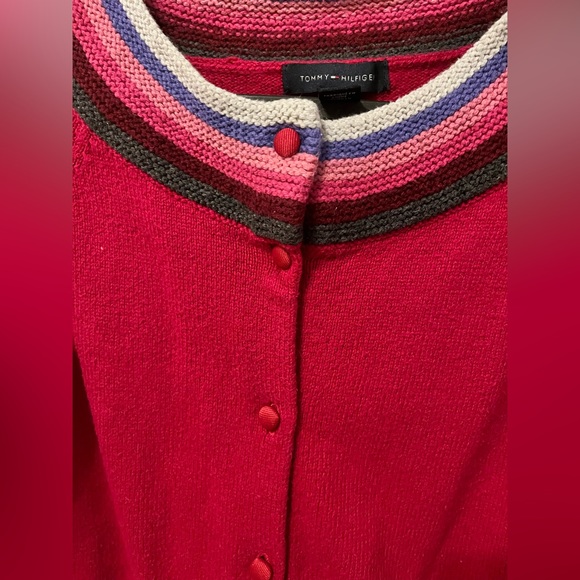 Tommy Hilfiger button down knit for girls size 12 - Picture 4 of 5